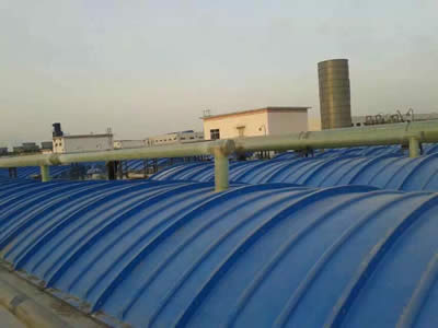 洋浦经济开发区玻璃钢污水池罩